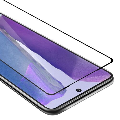 Verre Trempé Pour Samsung Galaxy Note 20 En Transparent Avec Noir Film De Protection D'écran Durci Tempered Glass Plain Ecran D'une Dureté De 9h Avec 3d Touch