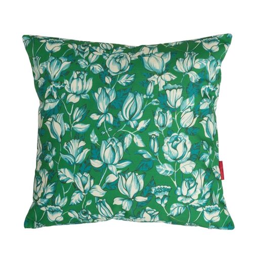 Housse De Coussin Extérieur Fleuri Vert 45x45cm