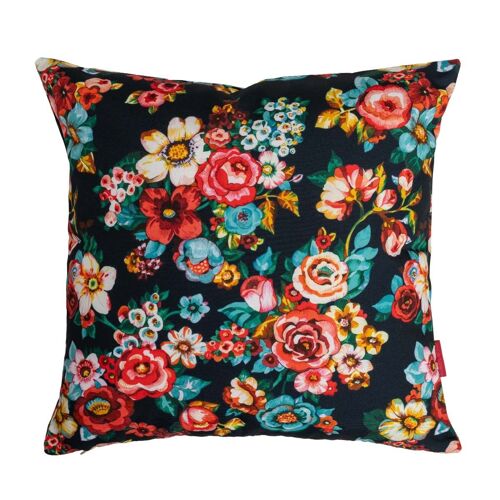 Housse De Coussin Extérieur Fleuri Nuit 45x45cm