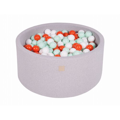 Gris Clair Piscine À Balles Orange/Blanc/Menthe H40