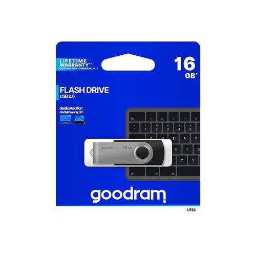 GOODRAM UTS2 - Clé USB - 16 Go - USB 2.0 - noir
