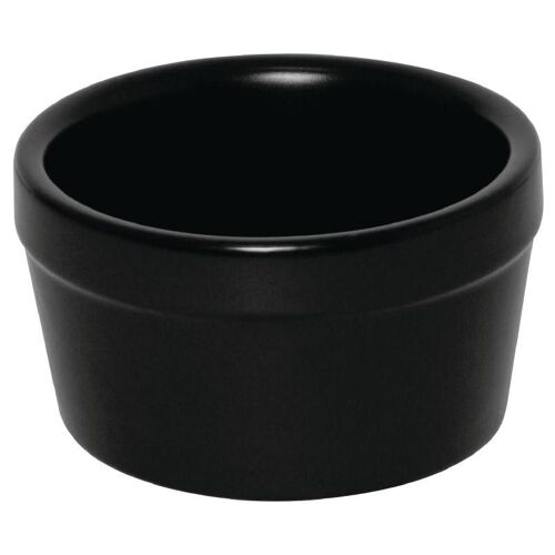 Lot De 6 Ramequins Noirs 7,7cm