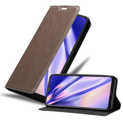 Coque Pour Nokia 5.3 En Marron Café Housse De Protection Étui Avec Fermeture Magnétique, Fonction De Support Et Compartiment Pour Carte
