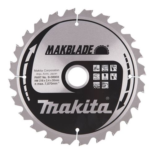 Lame de scie MAKBLADE (B-08903) pour une coupe rapide dans le bois (Fast Cut) - Makita B-08903