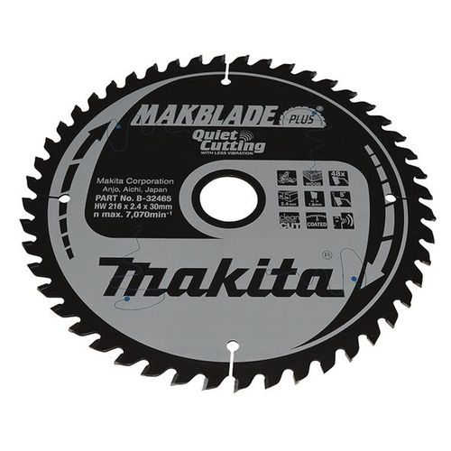 Lame de scie MAKBLADE PLUS (B-32465) pour une coupe nette dans le bois (Medium Cut) - Makita B-32465