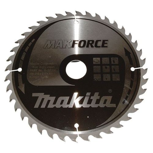 Lame de scie MAKFORCE (B-32356) pour une coupe nette dans le bois (Medium Cut) - Makita B-32356