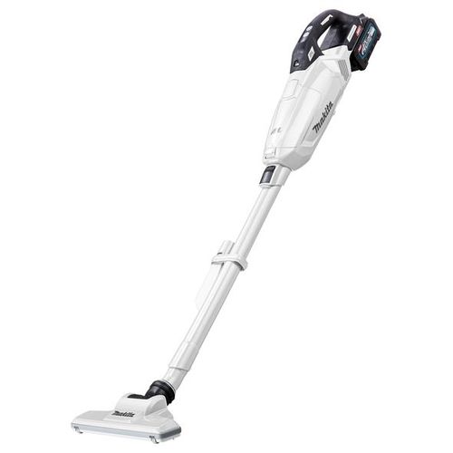 Aspirateur sur accu XGT 40Vmax (blanc) avec sac de poussière + 2x BL4025 + DC40RA - Makita CL002GD212