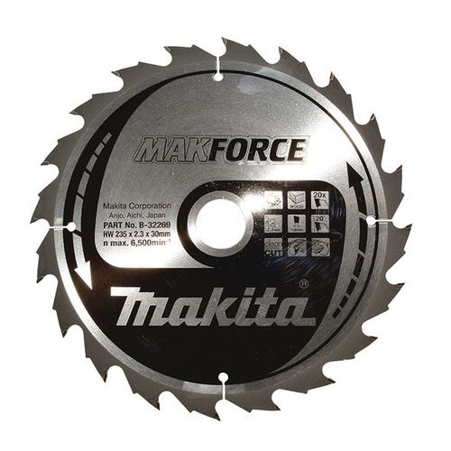 Lame de scie MAKFORCE (B-32269) pour la coupe du bois (Medium Cut) - Makita B-32269