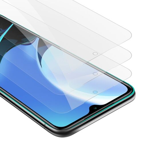 Cadorabo 3x Film De Protection Compatible Avec Xiaomi Redmi 9t / Poco M3 En Haute Transparent - 3x Verre De Protection D'écran Durci (Tempered) D'une Dureté De 9h Avec Compatibilité 3d Touch