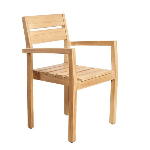 Fauteuil De Jardin En Teck Massif