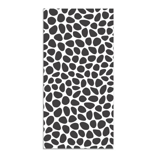 Tapis Vinyle Motif Pavée Gris 120x160cm