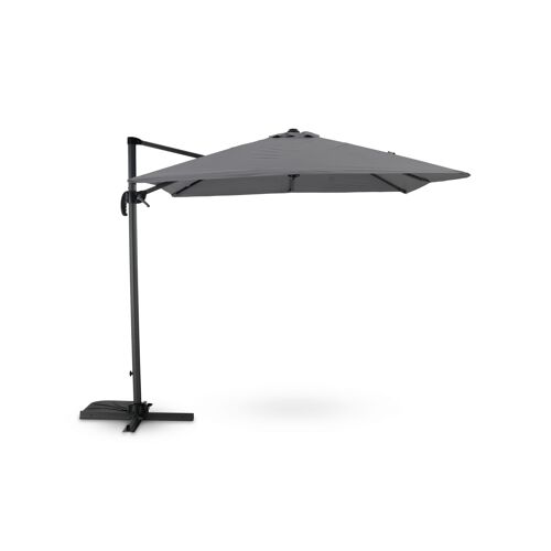 Toile De Rechange Pour Parasol 250x250cm Carré Gris Clair