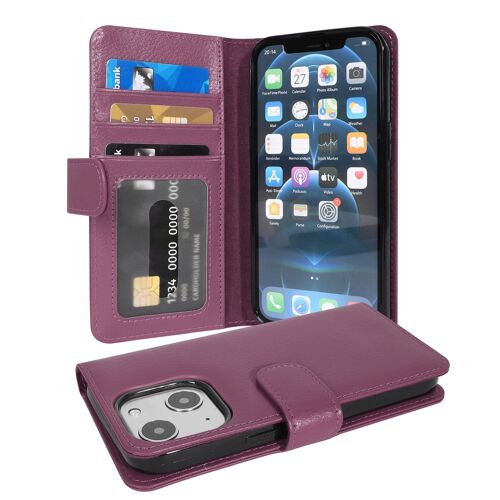 Coque Pour Apple Iphone 13 Mini Housse Etui Protection Portefeuille Cover