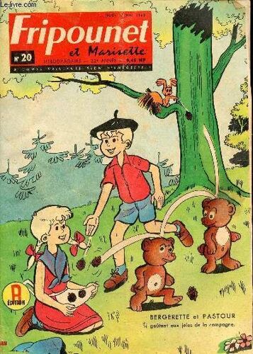 Fripounet Et Marisette - Année 1962 - N° 20 - 17 Mai 1962 - Alerte Au Paradis Par R. Bonnet - Sylvain, Sylvette Et Leurs Aventures - Les Floralies - Oesime Poinsurli Et Le Sanglier Photogénique Par(...)