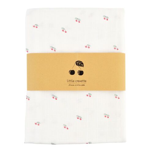 Maxi-Lange Coton Bio Écru 120x120 Cm