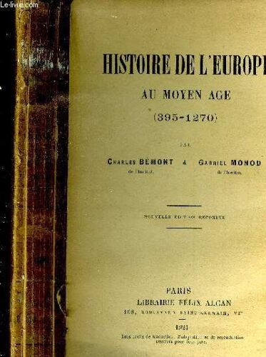 Histoire De L Europe Au Moyen Age De 395 À 1270