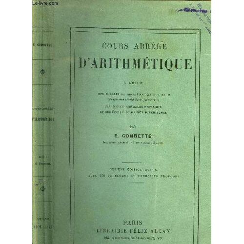 Cours Abrégés D'arithmétique