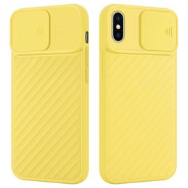 Cadorabo Housse Compatible Avec Apple Iphone Xr En Mat Jaune - Étui De Protection En Silicone Tpu Flexible Et Avec Protection Pour Appareil Photo