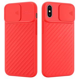 Cadorabo Housse Compatible Avec Apple Iphone X / Xs En Mat Rouge - Étui De Protection En Silicone Tpu Flexible Et Avec Protection Pour Appareil Photo