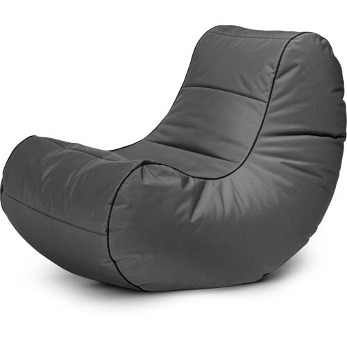 Pouf Confort Intérieur Et Extérieur Gris Anthracite 110x70x60cm