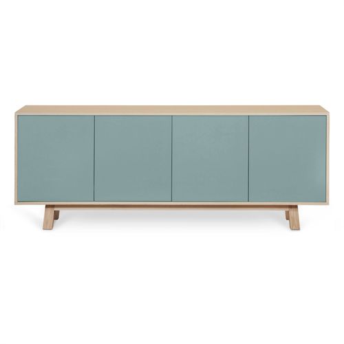 Buffet Bas 4 Portes 200 Cm, En Frêne