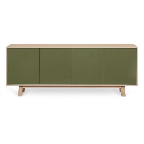 Buffet Bas 4 Portes 160 Cm, En Frêne