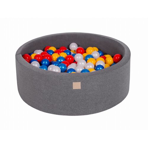 Gris Foncé Piscine À Balles Rouge/Jaune/Perle/Bleu Perle H30