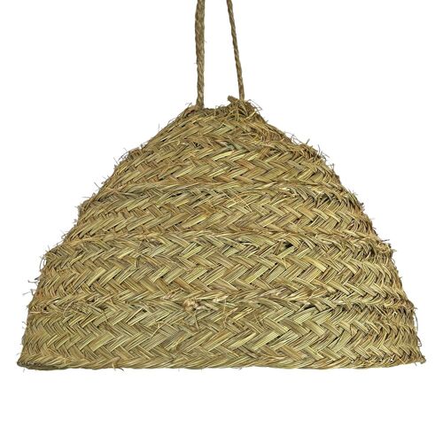 Lampe En Fibres Naturelles En Forme D'igloo D.50 Cm