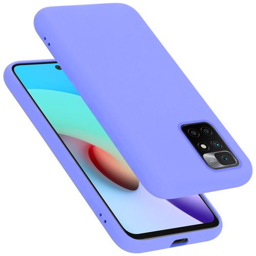 Cadorabo Housse Compatible Avec Xiaomi Redmi 10 / Redmi Note 11 4g En Liquid Light Purple - Étui De Protection En Silicone Tpu Flexible