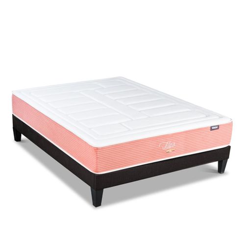 Ensemble 160x200 Matelas + Sommier Bois