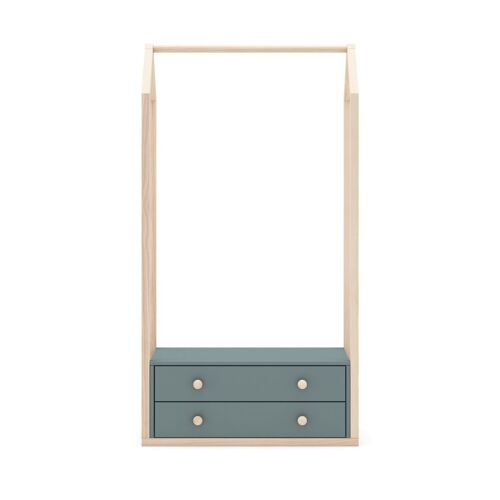 Penderie 2 Tiroirs Chambre Enfant - L80 Cm