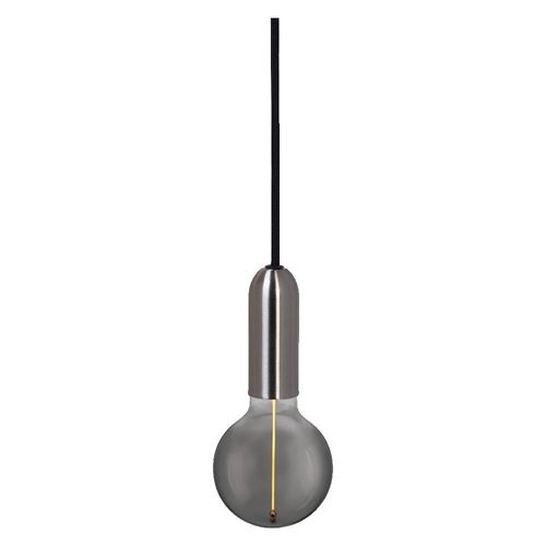 Suspension Lumineuse En Acier Chromé, 164cm