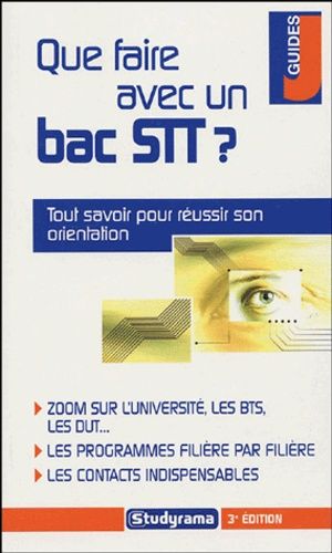 Que Faire Avec Un Bac Stt ?