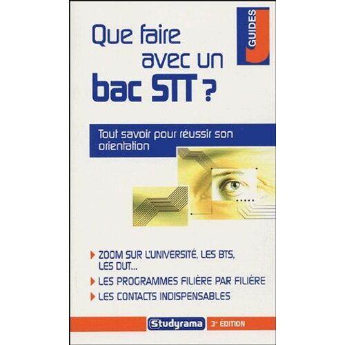 Que Faire Avec Un Bac Stt ?