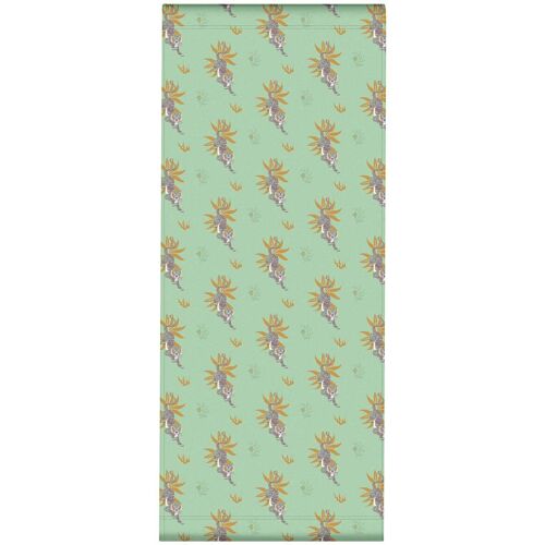 Toile Outdoor De Chaise Longue Amovible Motif Tigres Lagon