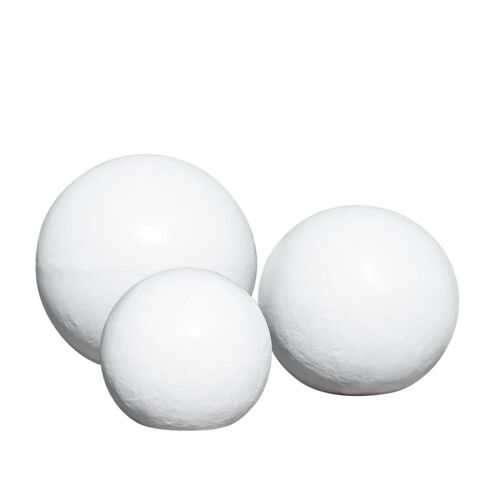 Boules Déco Design Trio Blanc