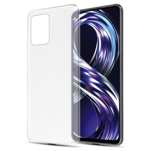 Cadorabo Housse compatible avec Realme 8i / Narzo 50 4G en ENTIÈREMENT TRANSPARENT - Étui de protection en silicone TPU flexible