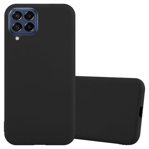 Cadorabo Housse compatible avec Samsung Galaxy M53 5G en CANDY NOIR - Étui de protection en silicone TPU flexible