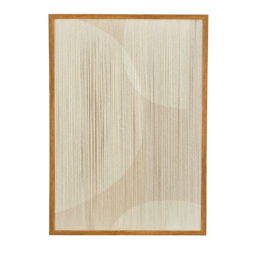 Décoration murale cercle beige 50x70