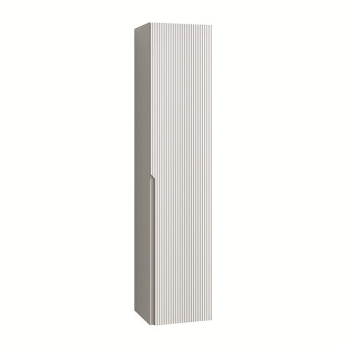Colonne de salle de bain en MDF blanc mat