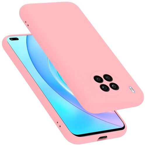 Cadorabo Housse compatible avec Honor 50 LITE en LIQUID PINK - Étui de protection en silicone TPU flexible