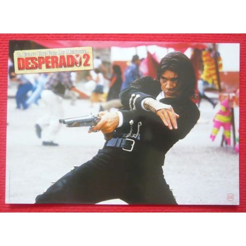 Il Était Une Fois Au Mexique, Desperado 2 Deux Two - Robert Rodriguez - Antonio Banderas - Salma Hayek - Johnny Depp - Jeu Complet 8 Photos D'exploitation Du Film En Couleur 21x28 Cm - 2003