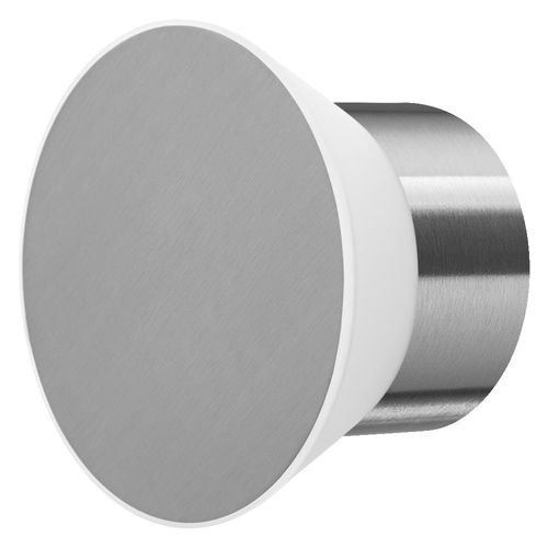 Applique Extérieure Lumineuse En Acier Gris, 11cm