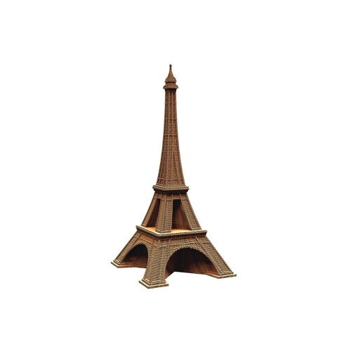 Puzzle 3d Tour Eiffel Carton Naturel
