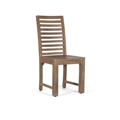 Lot De 2 Chaises Fabriquées Artisanalement En Bois De Manguier