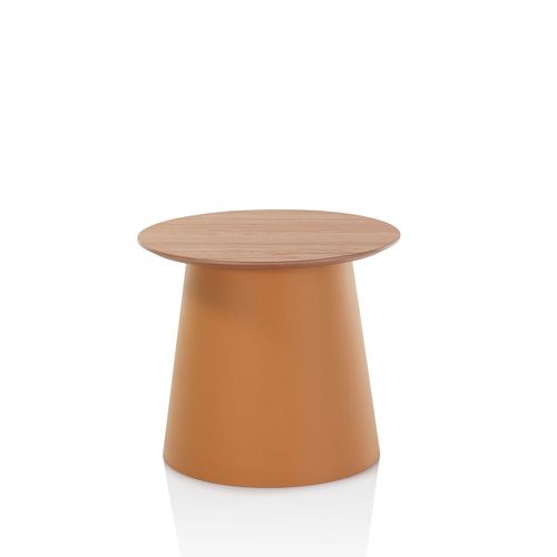 Table Basse En Polypropylène Moutarde Et Mdf