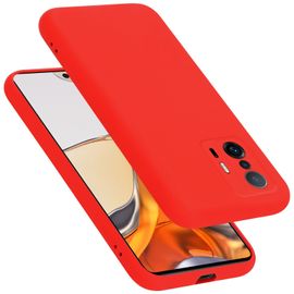Cadorabo Housse Compatible Avec Xiaomi 11t / 11t Pro En Liquid Red - Étui De Protection En Silicone Tpu Flexible