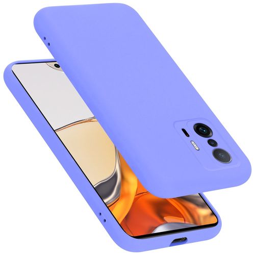 Cadorabo Housse Compatible Avec Xiaomi 11t / 11t Pro En Liquid Light Purple - Étui De Protection En Silicone Tpu Flexible