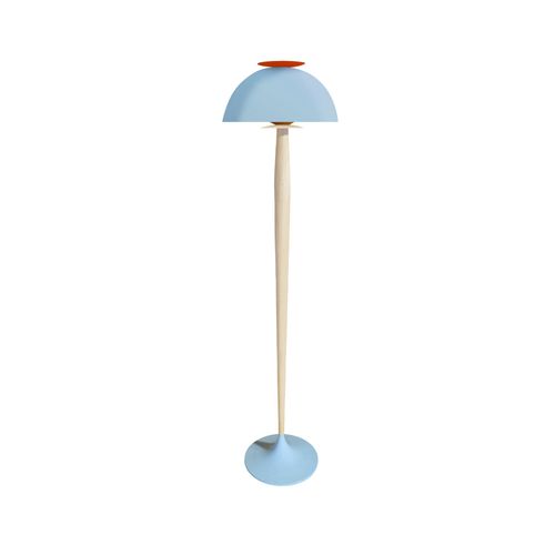 Lampadaire Métal Bleu 43 Cm