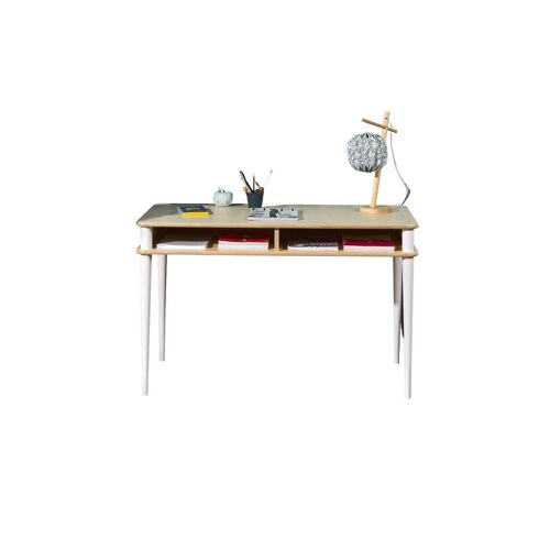 Bureau À Casier En Bois Brut